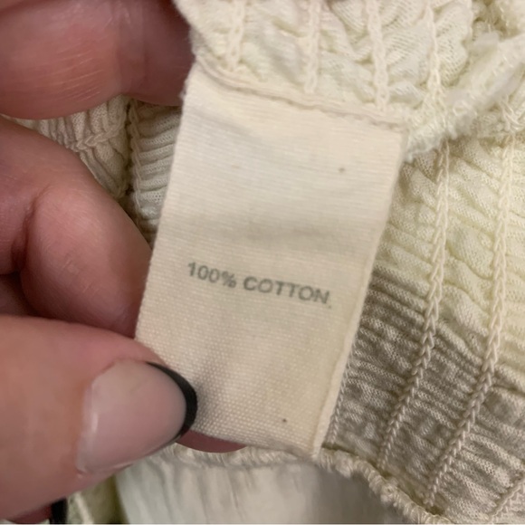 Anthropologie Forever That Girl Small Smocked Sheer Floral Sleeve Corset Top - Picture 9 of 9